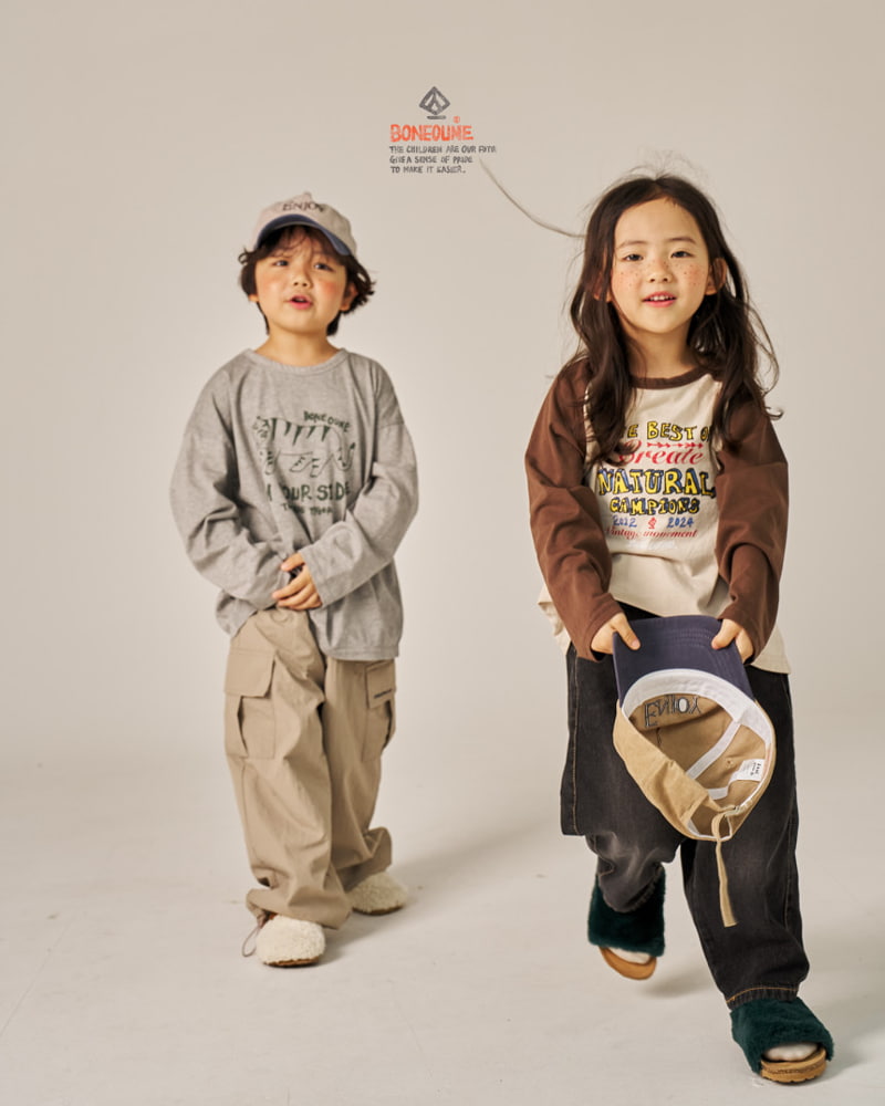 Boneoune - Korean Children Fashion - #childofig - Simgple Raglan Tee - 12