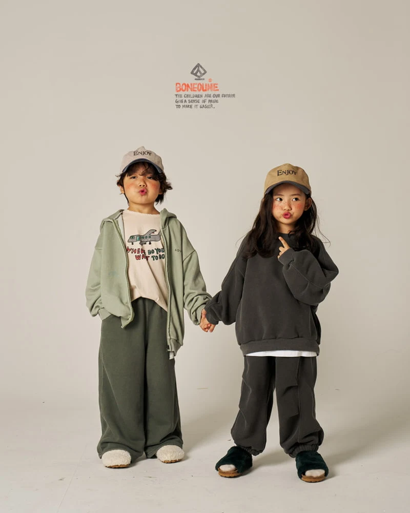 Boneoune - Korean Children Fashion - #designkidswear - Grungy Sweatshirts - 8