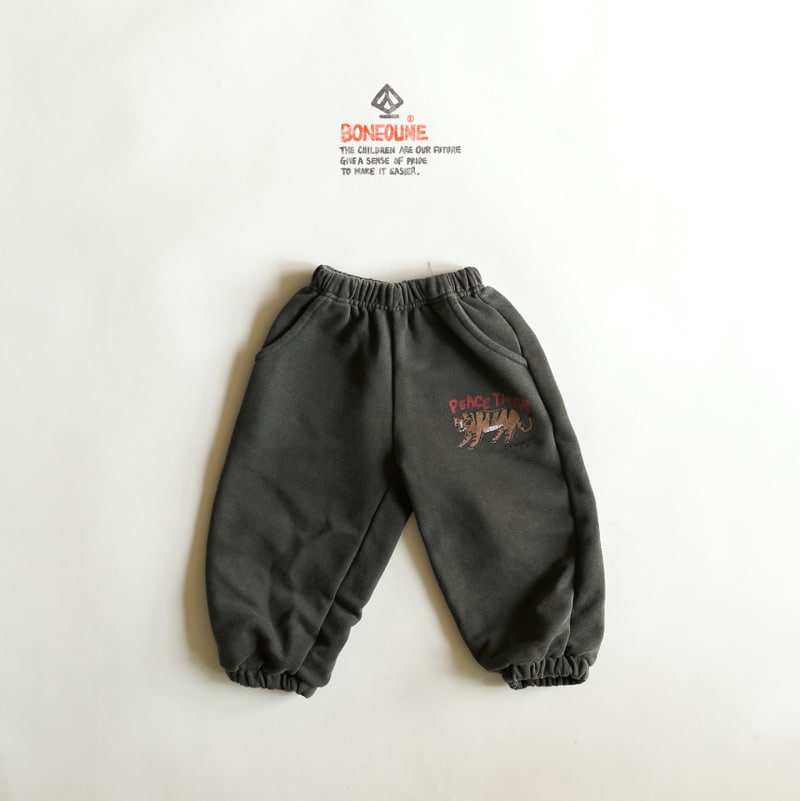 Boneoune - Korean Children Fashion - #designkidswear - Tiger Jogger Pants - 7