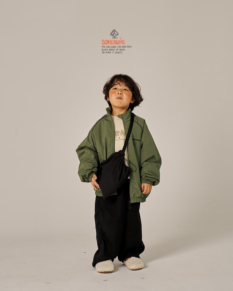 Boneoune - Korean Children Fashion - #discoveringself - Fall Raglan Zip-up Jumper - 11