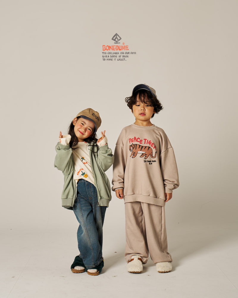 Boneoune - Korean Children Fashion - #discoveringself - Tiger Jogger Pants - 8