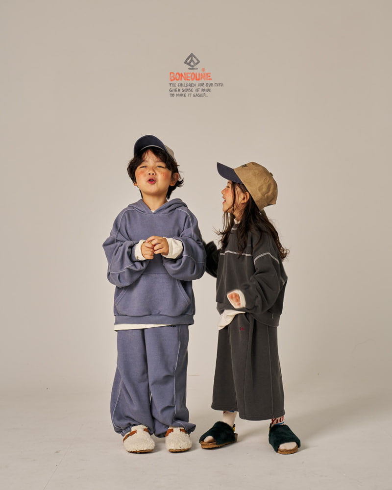 Boneoune - Korean Children Fashion - #discoveringself - Grungy Pigment Jogger Pants - 10