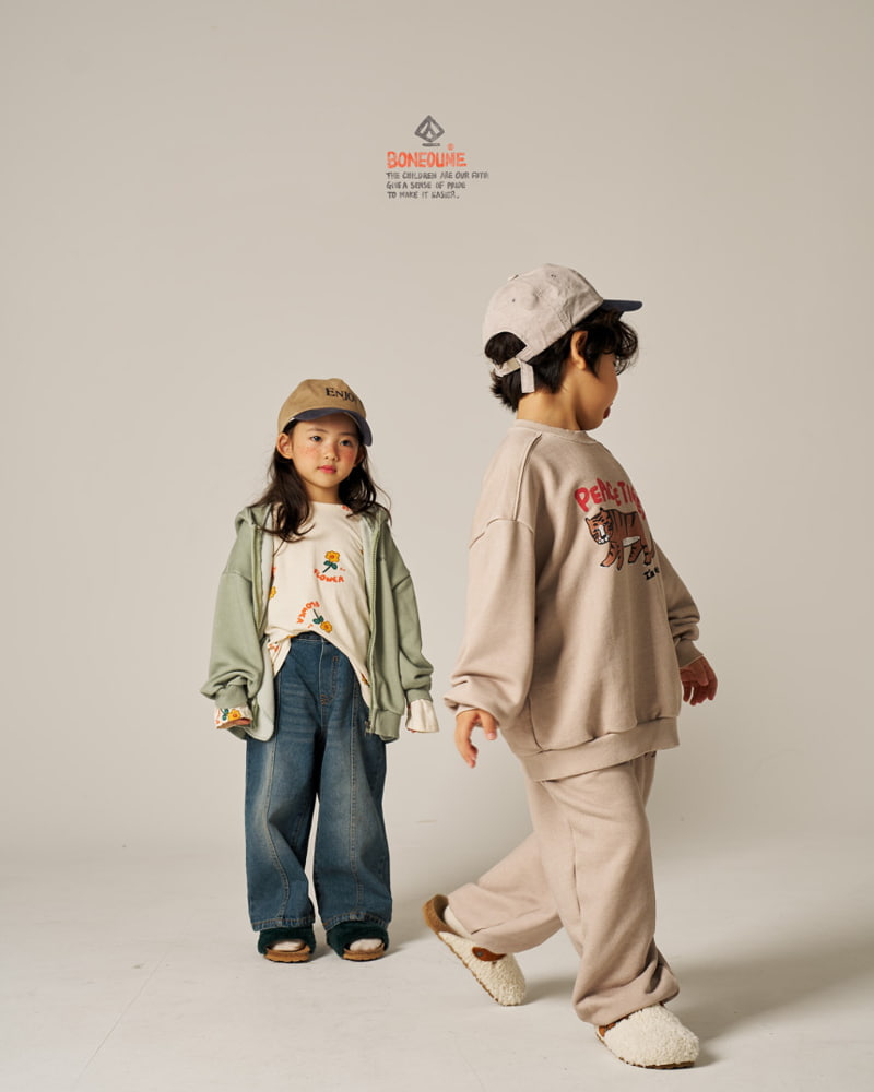 Boneoune - Korean Children Fashion - #fashionkids - Tiger Jogger Pants - 9