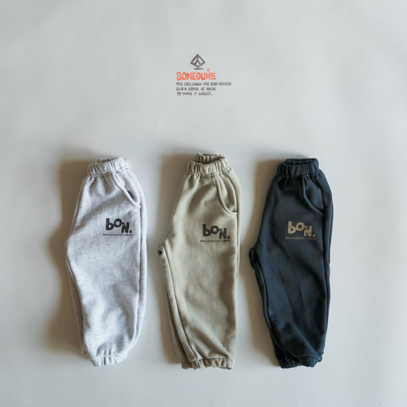 Boneoune - Korean Children Fashion - #fashionkids - Slim Jogger Pants