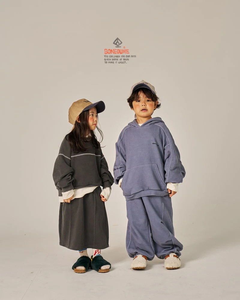 Boneoune - Korean Children Fashion - #fashionkids - Grungy Pigment Jogger Pants - 11