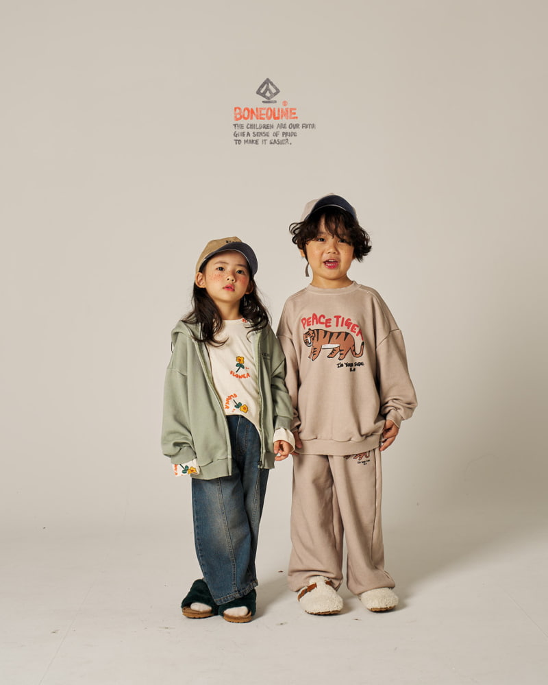 Boneoune - Korean Children Fashion - #kidsshorts - Tiger Jogger Pants - 10