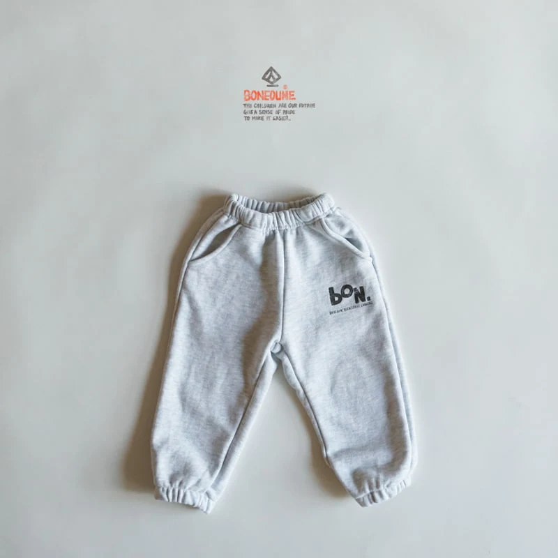 Boneoune - Korean Children Fashion - #kidsstore - Slim Jogger Pants - 3