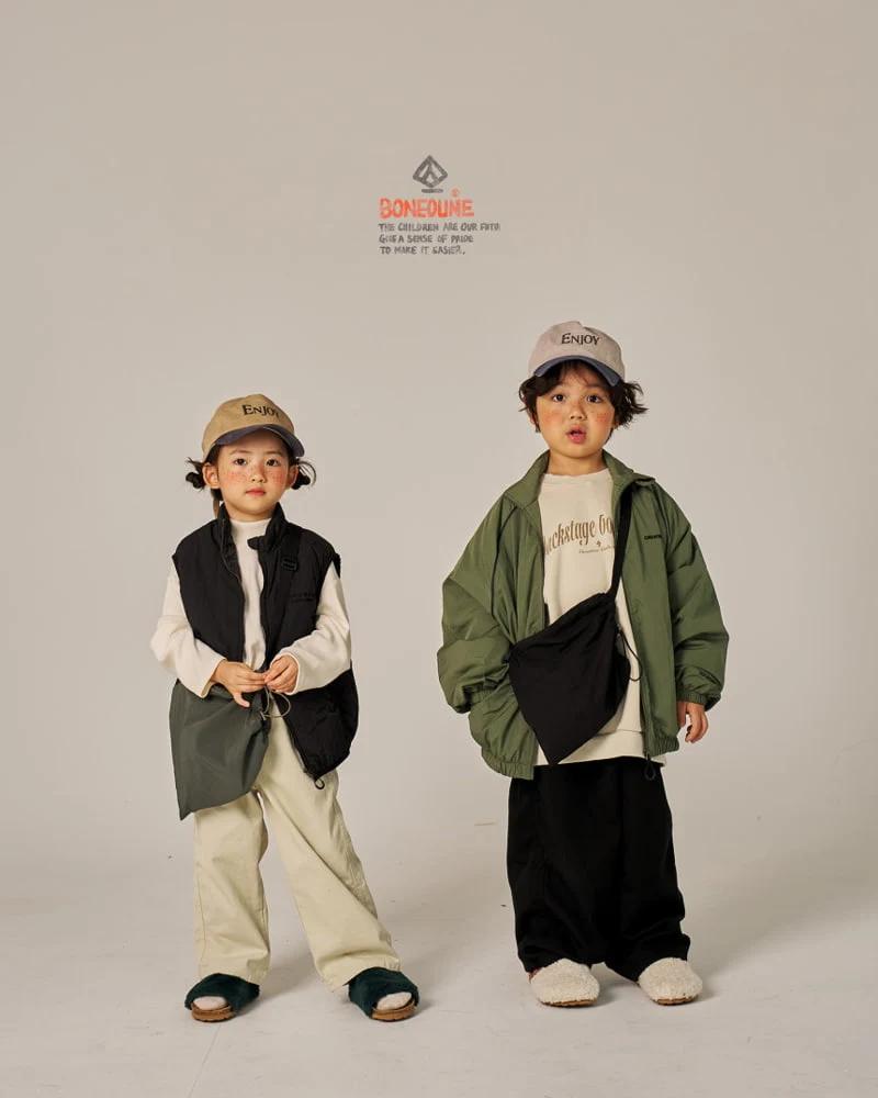 Boneoune - Korean Children Fashion - #kidzfashiontrend - Mocha Daily Pants - 2