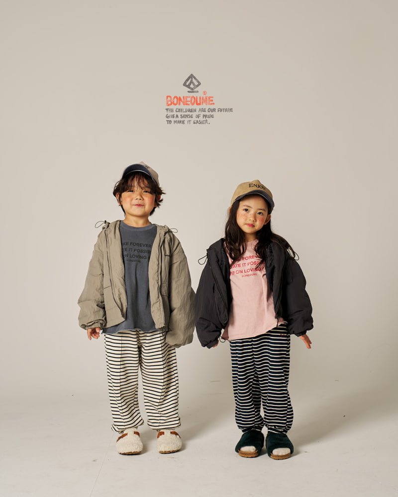 Boneoune - Korean Children Fashion - #kidzfashiontrend - Wide Crop Pigment Tee - 11