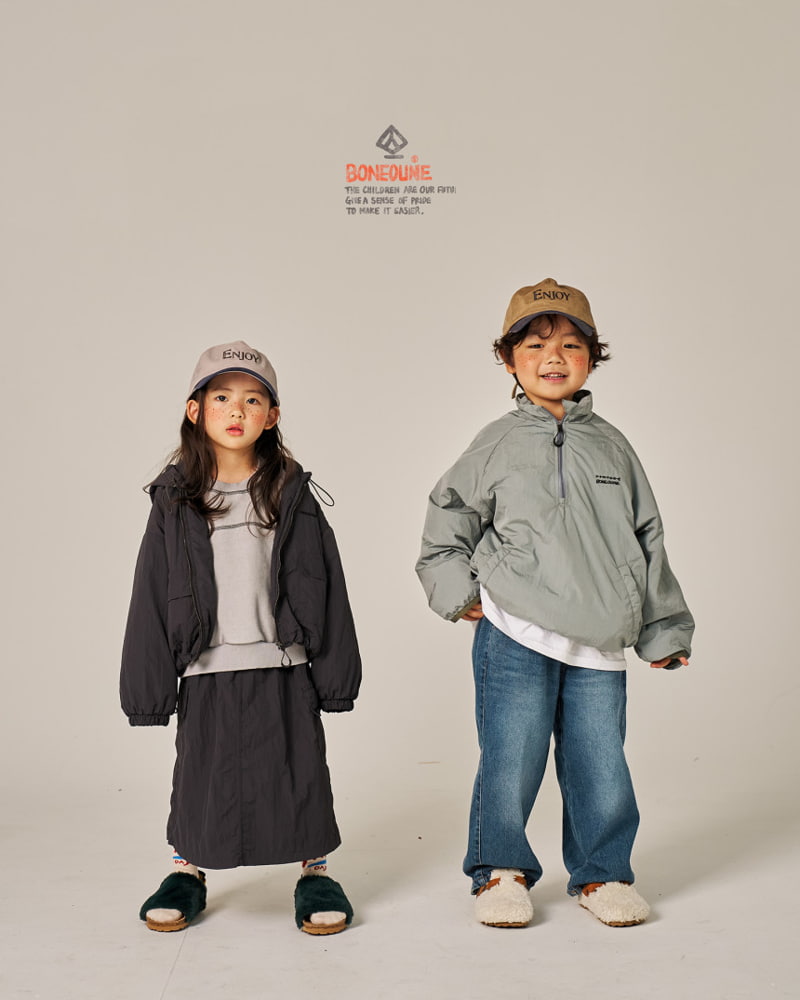 Boneoune - Korean Children Fashion - #littlefashionista - Star Crop Hood Jacket - 9