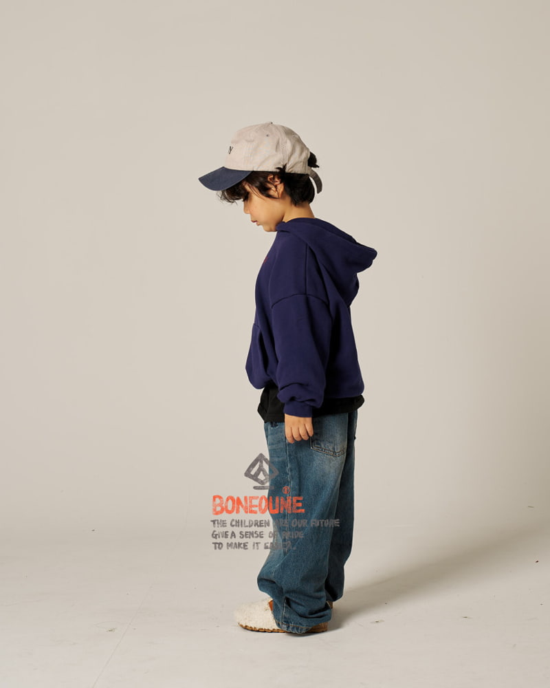 Boneoune - Korean Children Fashion - #littlefashionista - Tranvi Denim Pants - 5