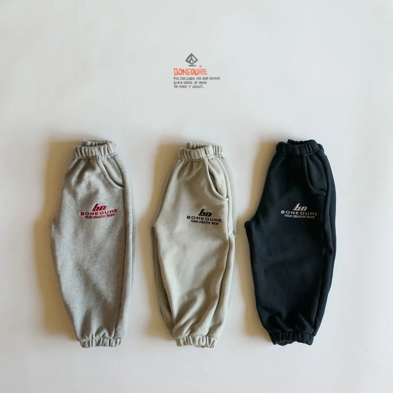 Boneoune - Korean Children Fashion - #magicofchildhood - Soft Jogger Pants