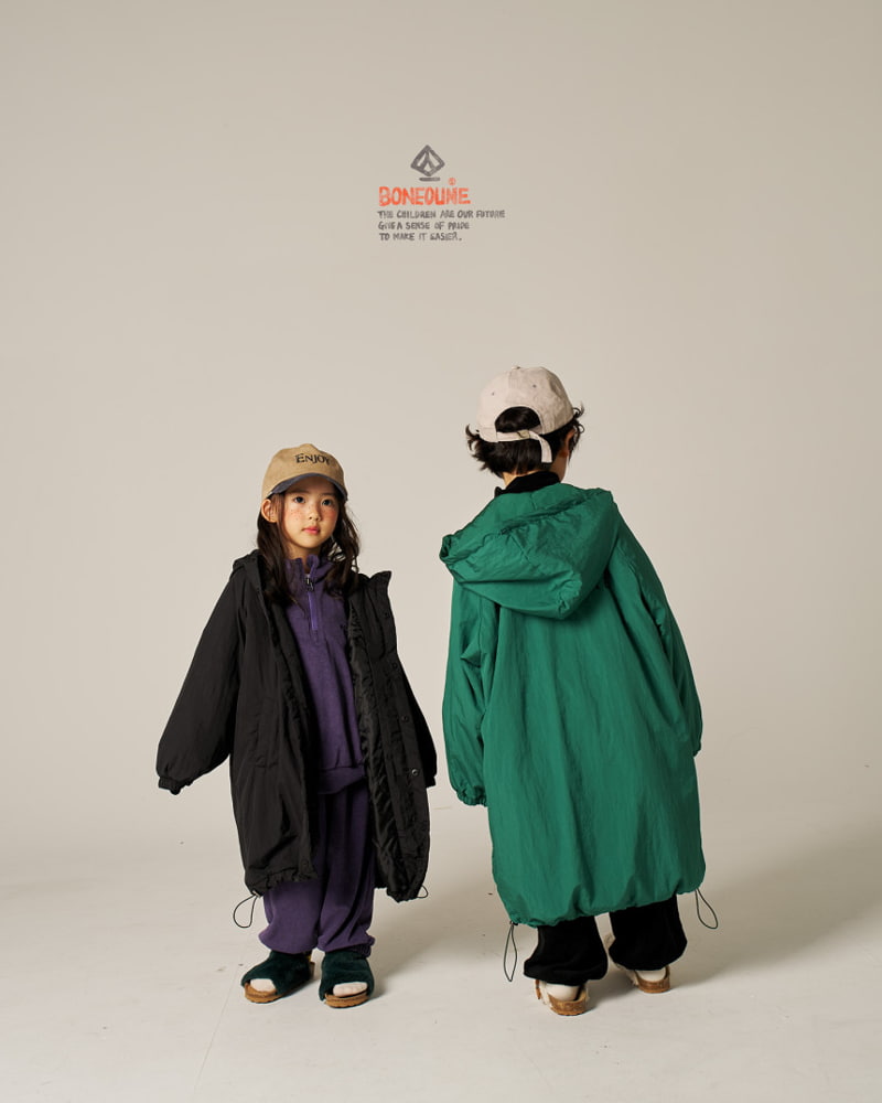 Boneoune - Korean Children Fashion - #magicofchildhood - Terry Half Zip-up - 7