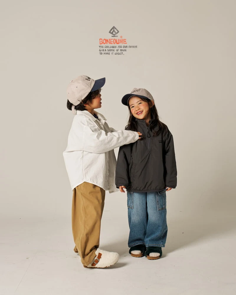 Boneoune - Korean Children Fashion - #minifashionista - Mocha Daily Pants - 6