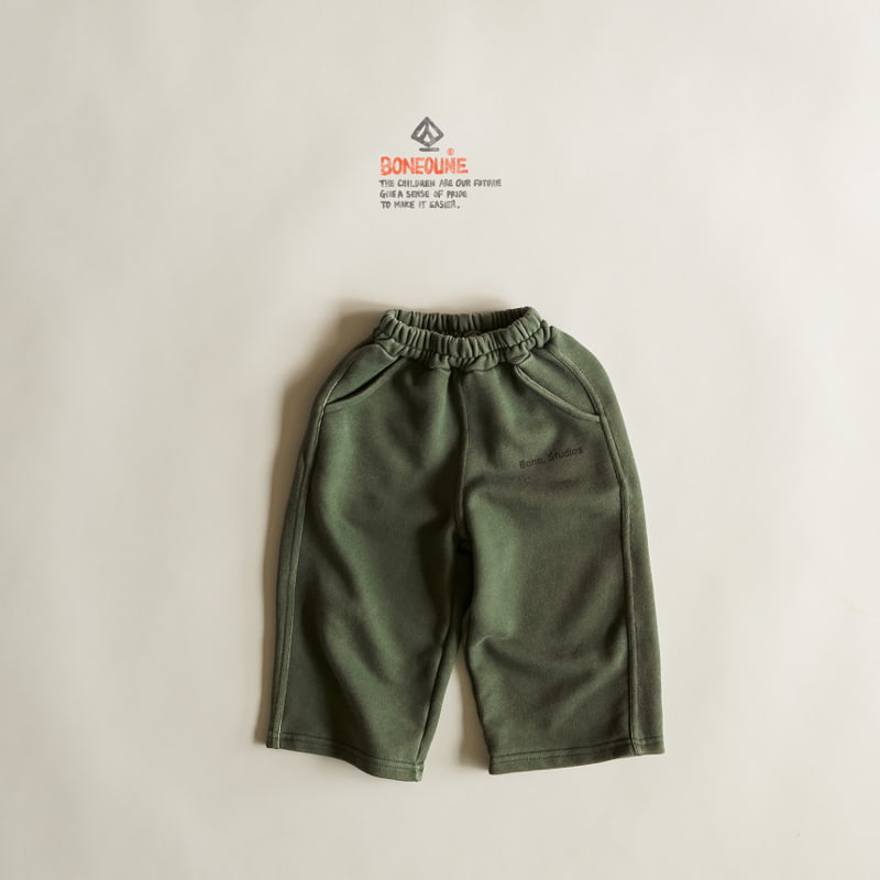 Boneoune - Korean Children Fashion - #minifashionista - Under Pigment Wide Pants - 3