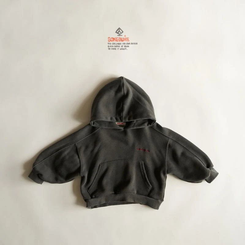 Boneoune - Korean Children Fashion - #minifashionista - Grungy Hood Top - 2