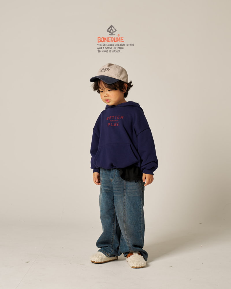 Boneoune - Korean Children Fashion - #minifashionista - Tranvi Denim Pants - 7