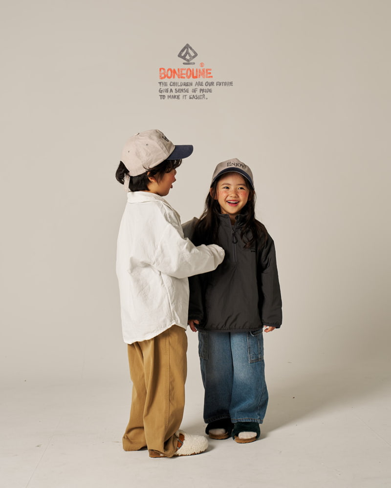 Boneoune - Korean Children Fashion - #stylishchildhood - Mocha Daily Pants - 10