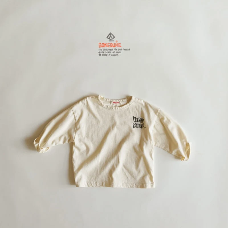 Boneoune - Korean Children Fashion - #todddlerfashion - Fall Basic Tee - 3