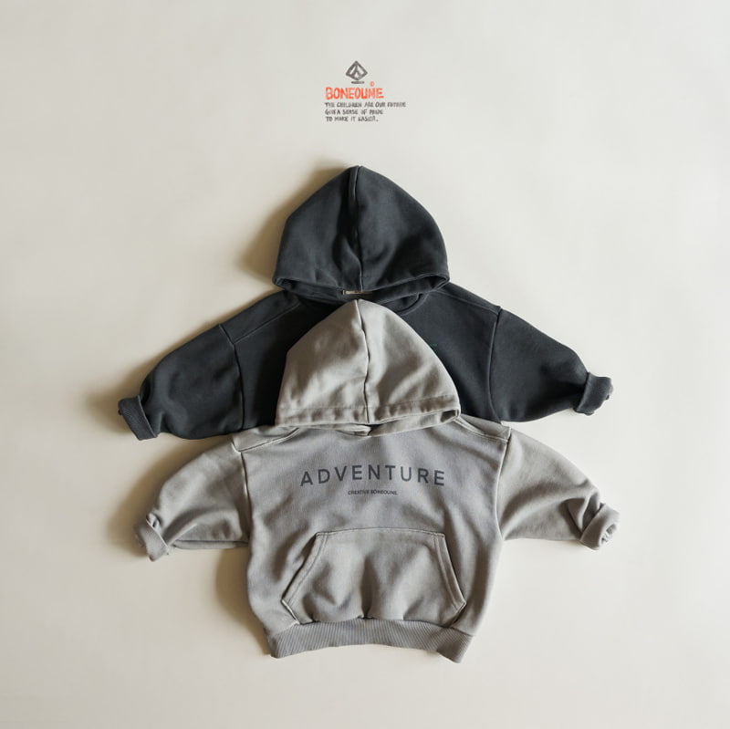 Boneoune - Korean Children Fashion - #todddlerfashion - Adventure Pigment Hood Top