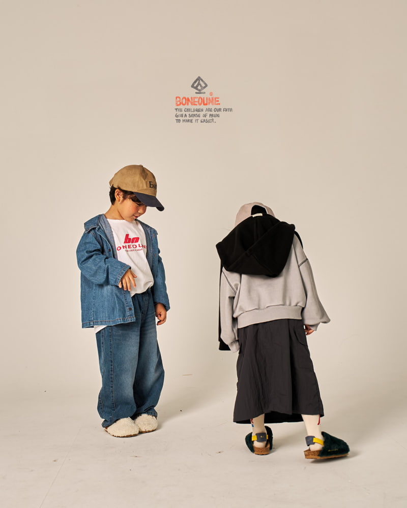 Boneoune - Korean Children Fashion - #todddlerfashion - You Pocket Denim Shirt - 11