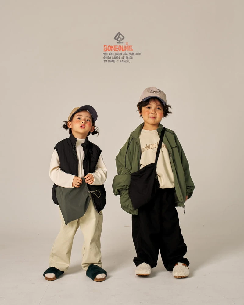 Boneoune - Korean Children Fashion - #todddlerfashion - Mocha Daily Pants - 8