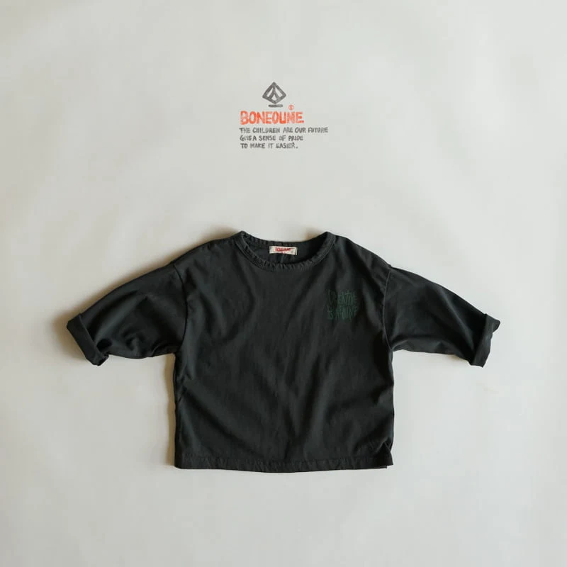 Boneoune - Korean Children Fashion - #todddlerfashion - Fall Basic Tee - 4