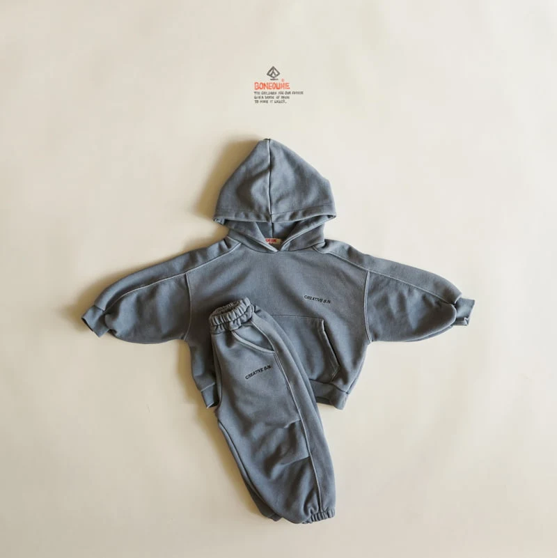 Boneoune - Korean Children Fashion - #toddlerclothing - Grungy Hood Top - 5