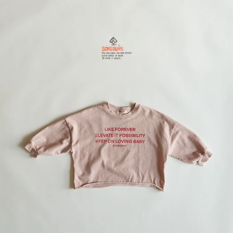 Boneoune - Korean Children Fashion - #toddlerclothing - Wide Crop Pigment Tee - 2