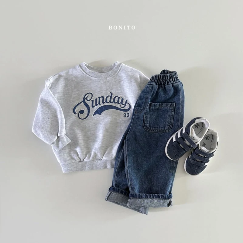 Bonito - Korean Baby Fashion - #onlinebabyshop - Two Pocket Denim Pants - 4