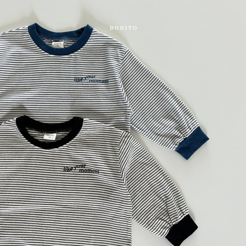 Bonito - Korean Baby Fashion - #babyboutique - Stripe Moment Tee - 4