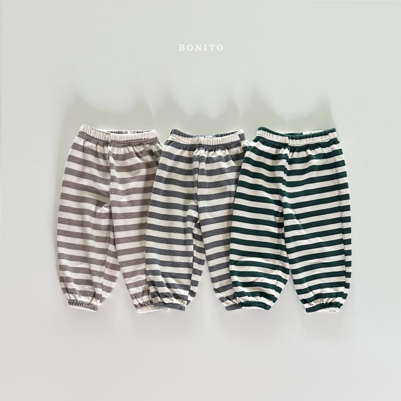 Bonito - Korean Baby Fashion - #babyboutique - Stripe Agata Pants - 2