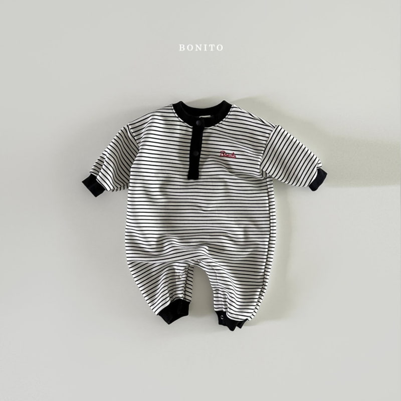 Bonito - Korean Baby Fashion - #babyboutique - Two Styles Stripe Bodysuit - 7