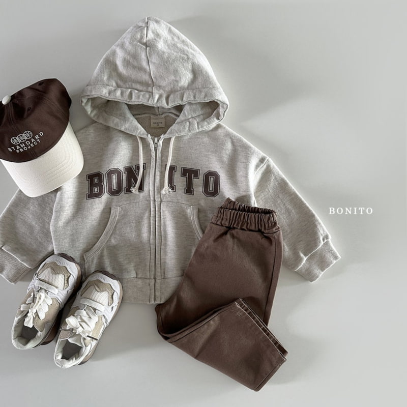 Bonito - Korean Baby Fashion - #babyboutique - Half BNT Hood Zip-up - 8