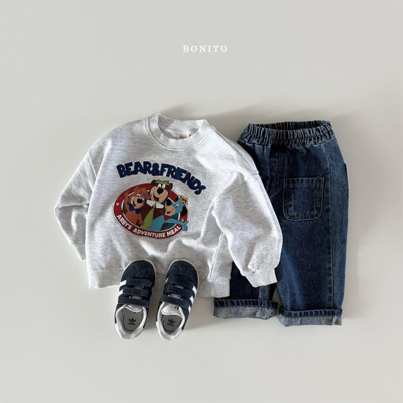 Bonito - Korean Baby Fashion - #babyboutiqueclothing - Two Pocket Denim Pants - 6