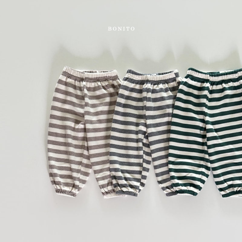 Bonito - Korean Baby Fashion - #babyboutiqueclothing - Stripe Agata Pants - 3