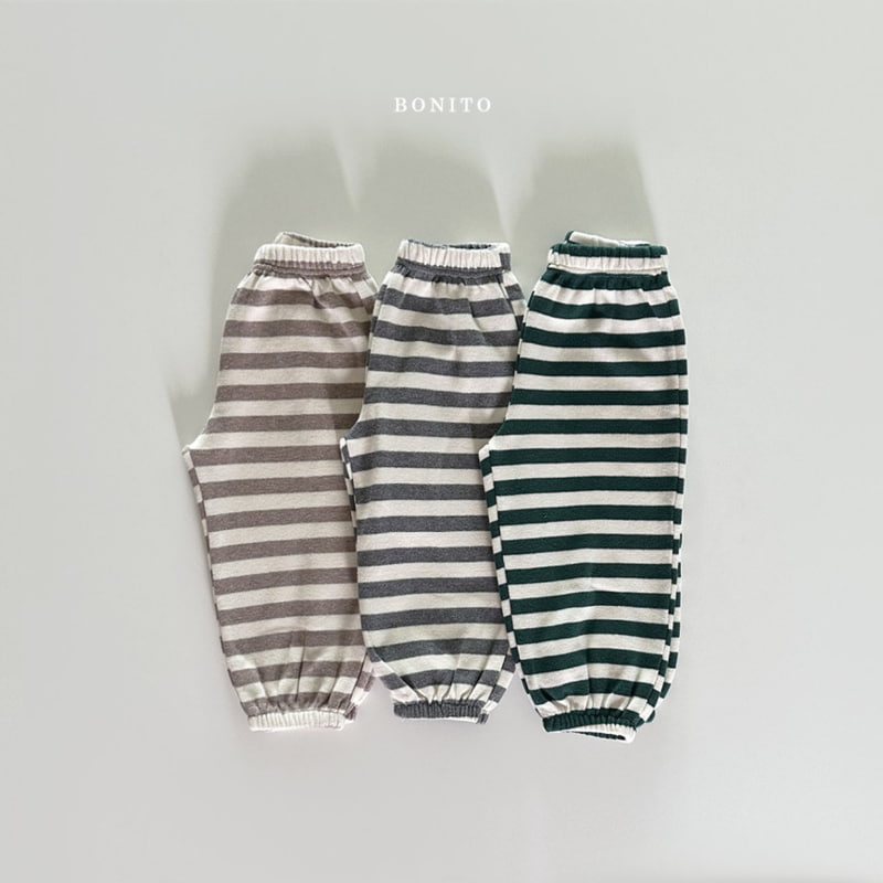 Bonito - Korean Baby Fashion - #babyboutiqueclothing - Stripe Agata Pants - 4