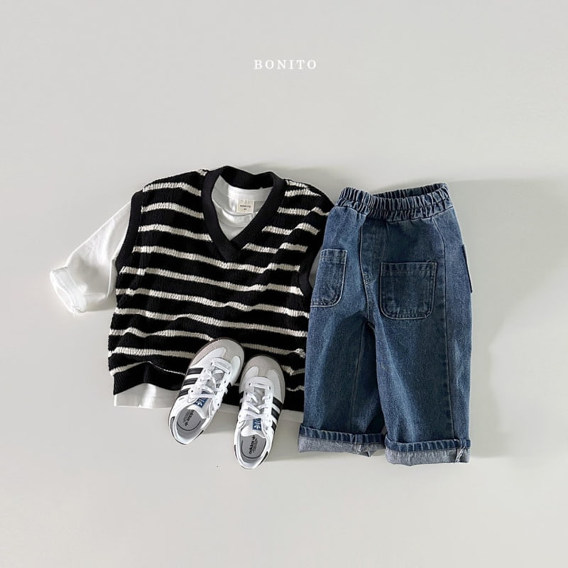 Bonito - Korean Baby Fashion - #babyclothing - Bonito 2+1 Base Tee - 10