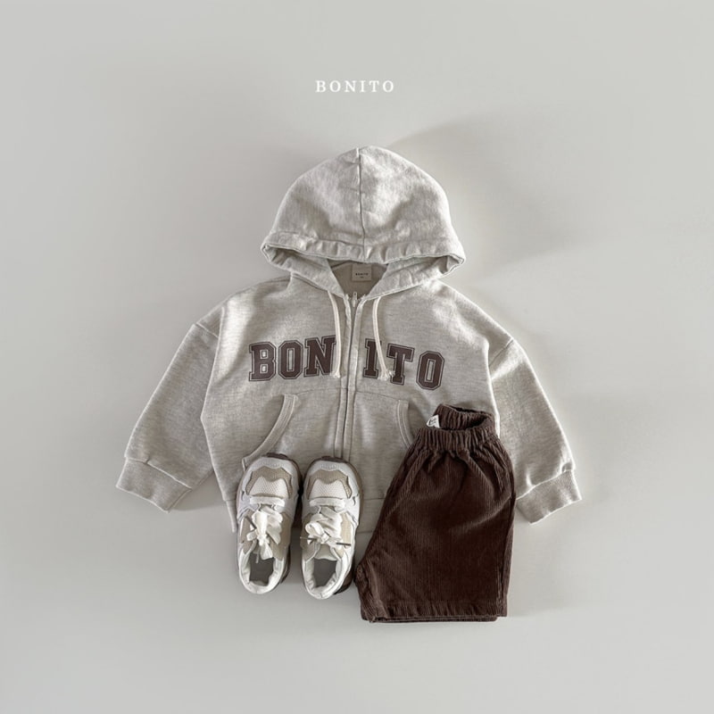 Bonito - Korean Baby Fashion - #babyclothing - Half BNT Hood Zip-up - 10