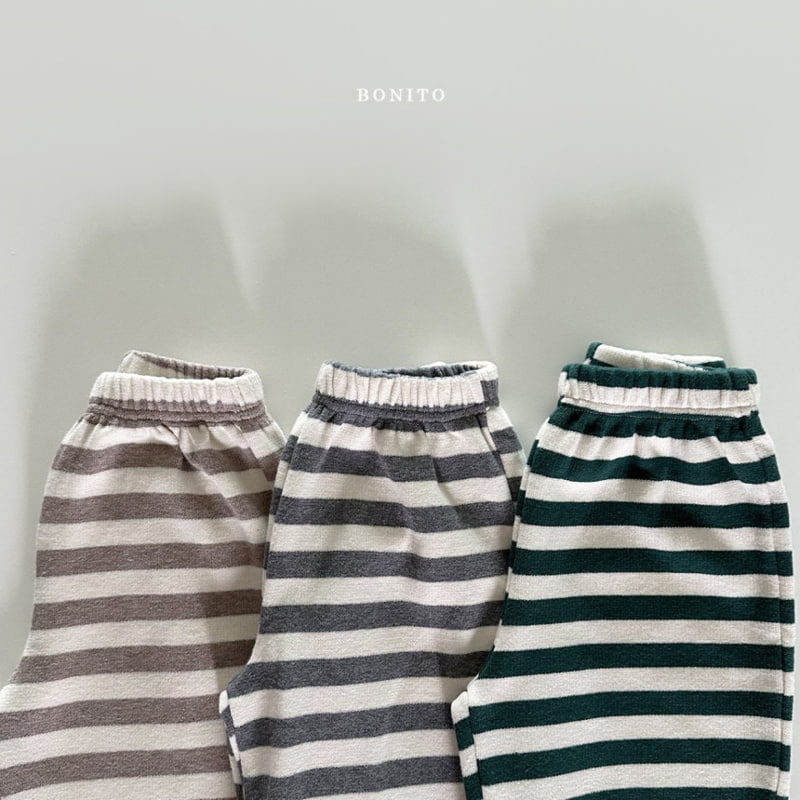 Bonito - Korean Baby Fashion - #babyfashion - Stripe Agata Pants - 5