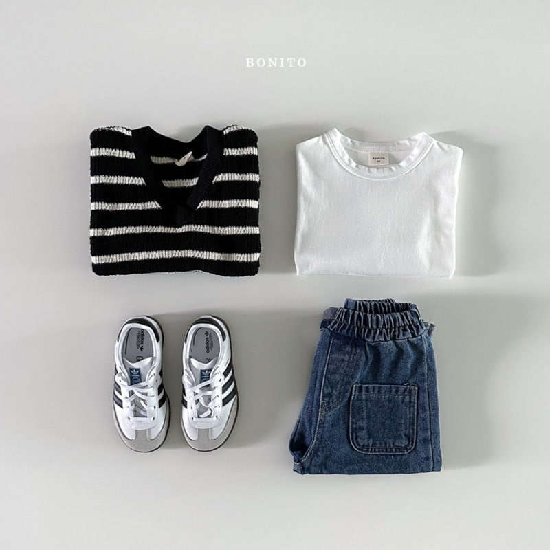 Bonito - Korean Baby Fashion - #babyfashion - Bonito 2+1 Base Tee - 11