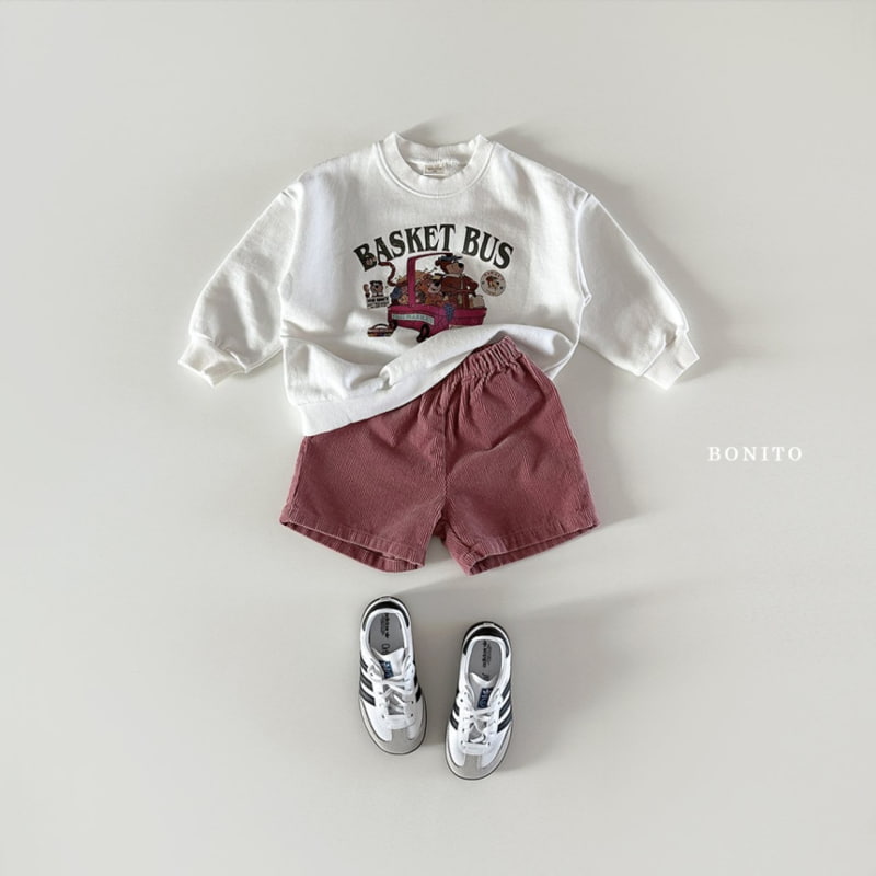 Bonito - Korean Baby Fashion - #babyfever - Corduroy Half Pants - 11