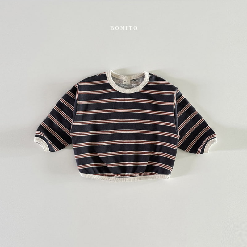 Bonito - Korean Baby Fashion - #babygirlfashion - Stripe Piping Tee - 11