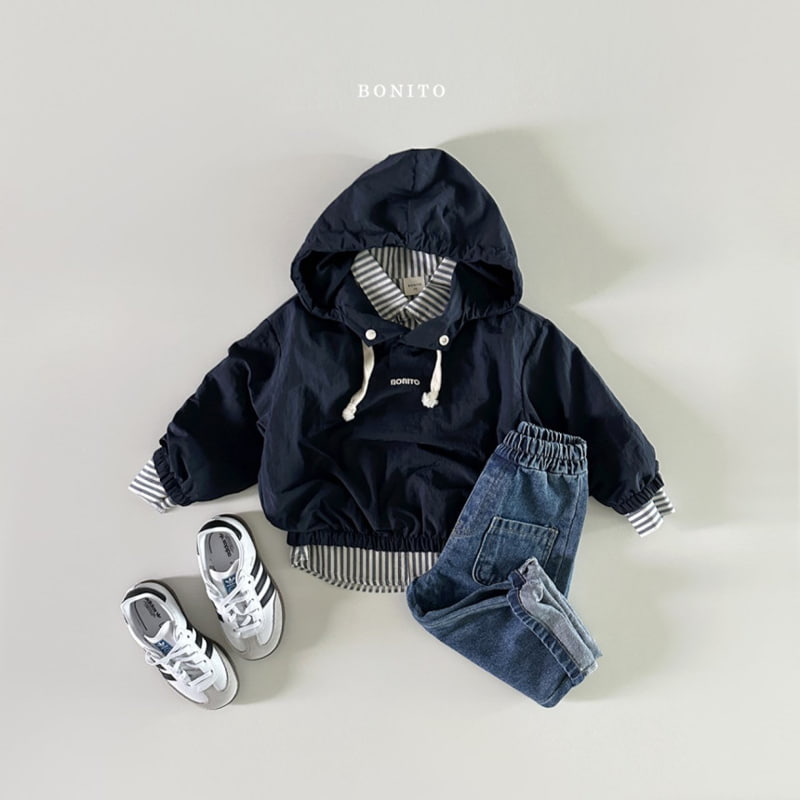 Bonito - Korean Baby Fashion - #babygirlfashion - Two Pocket Denim Pants - 10