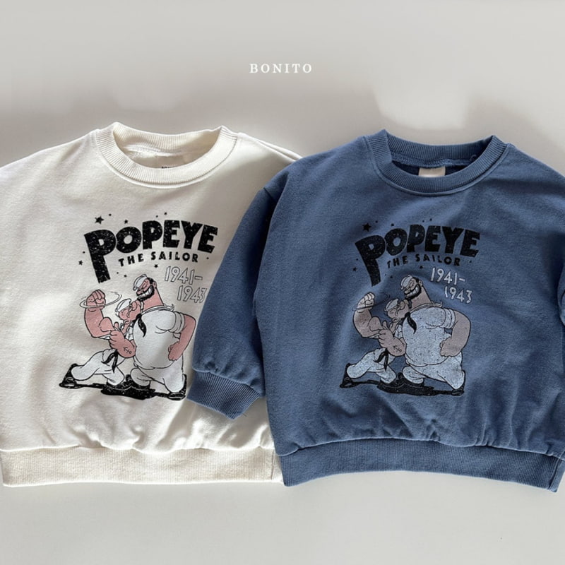 Bonito - Korean Baby Fashion - #babygirlfashion - Popeye Sweatshirts - 4