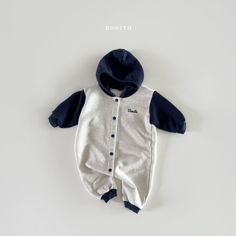 Bonito - Korean Baby Fashion - #babylifestyle - Colored Hoodie Bodysuit - 5