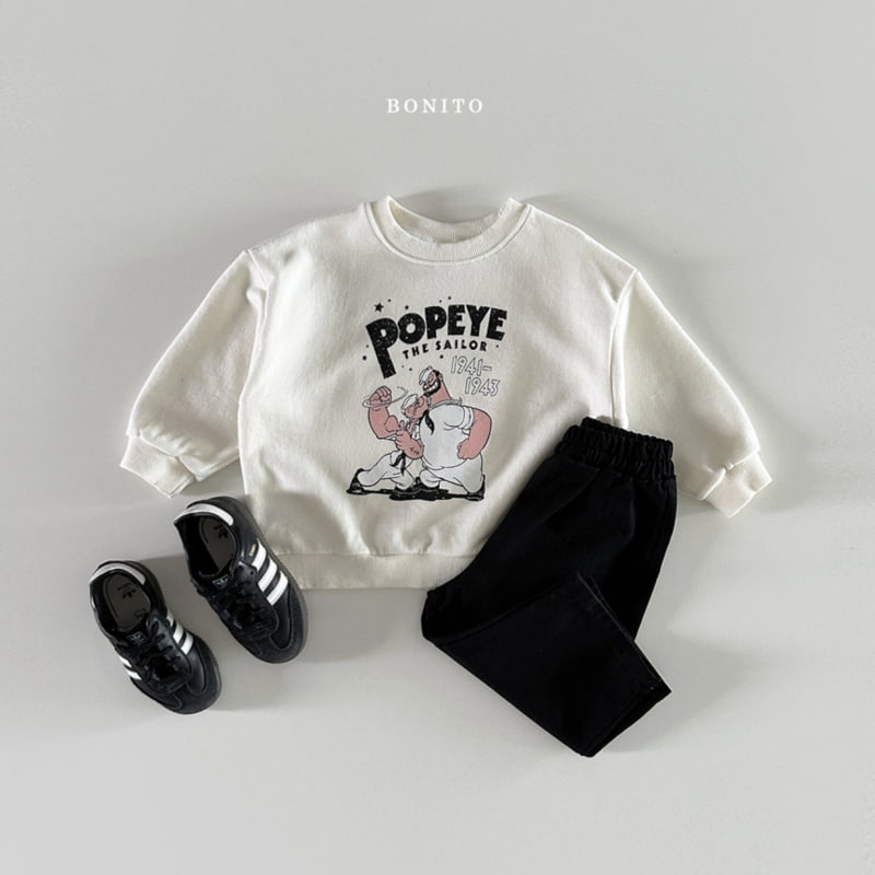 Bonito - Korean Baby Fashion - #babyoninstagram - Popeye Sweatshirts - 5