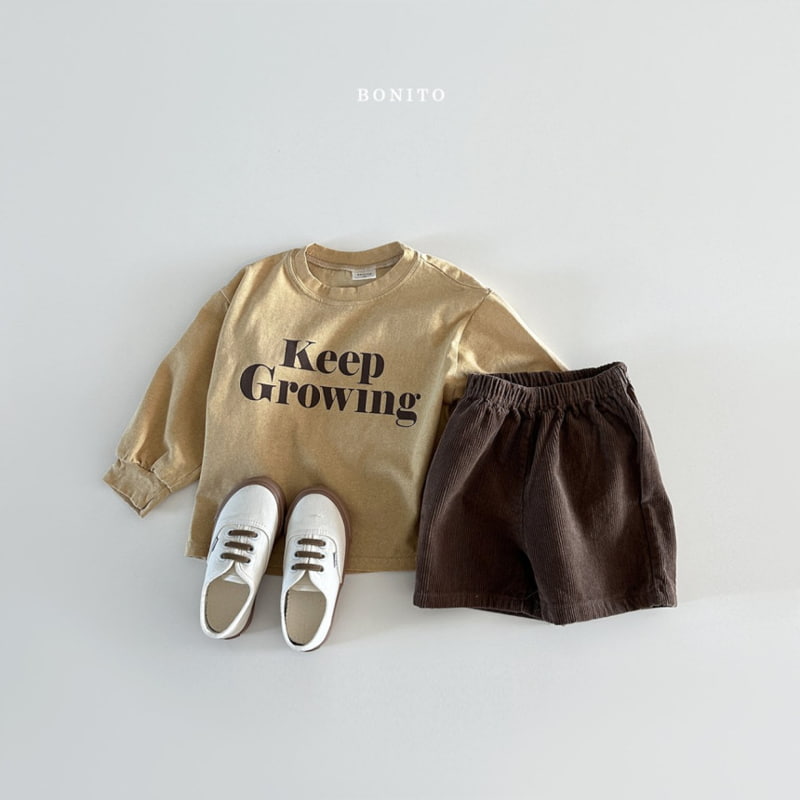 Bonito - Korean Baby Fashion - #babyoninstagram - Keep Growing Pigment Tee - 6