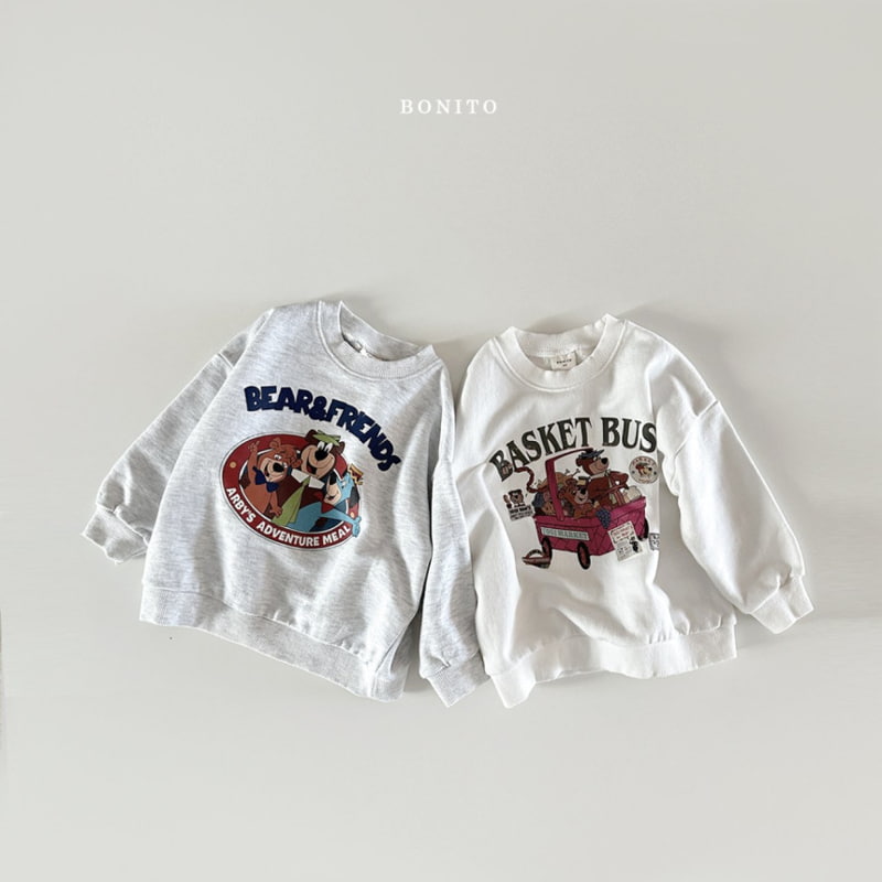 Bonito - Korean Baby Fashion - #babyoninstagram - Basket Bear Sweatshirts - 3