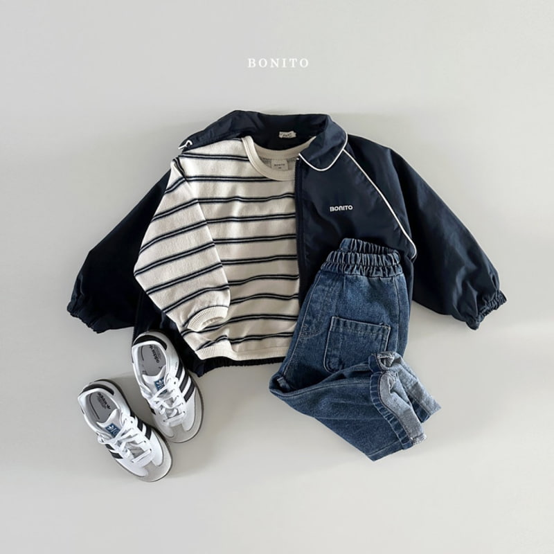 Bonito - Korean Baby Fashion - #babyoninstagram - Piping Collar Jumper - 10